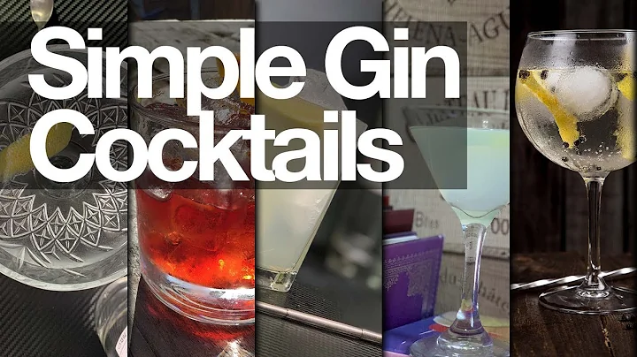 5 Simple Gin Cocktails You Can Make At Home Tonight