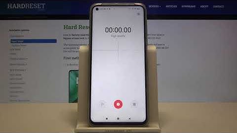How to Record Sounds on Xiaomi Mi 10T Pro - Recorder App Usage