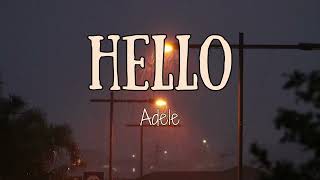 Hello - Adele (lyrics)