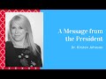 A Message from the CAEP President Dr. Kirsten Johnson