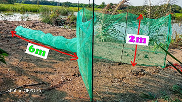 Bán DỚN CHẶN SÔNG BẮT CÁ CAO 2M, DÀI 7M, dớn đặt cỡ lớn, giao hàng toàn quốc