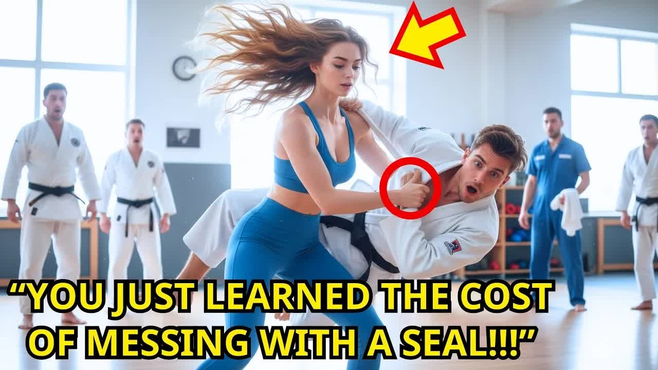 Dojo's Top Fighter Challenges Her for Defending a Janitor, Unaware She's a Former Navy SEAL