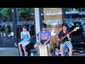 Street performing kids bristol  slap bass