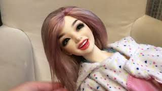 BJD Dress Up with Dollits Miso & Angel Philia dolls - Unicorn Pajama - ball jointed doll #人形 #인형 screenshot 5