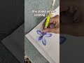 acrylic painting 🖌️ one stroke #painting #artist #shorts #letsstitchcooktipandvlog