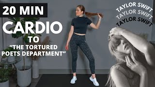 Taylor Swift Workout to THE TORTURED POETS DEPARTMENT | Beginner Cardio | WarmUp + Cool Down