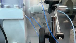 Hydrostatic thrust bearing in high speed test rig: Bearing inside leakage outlet
