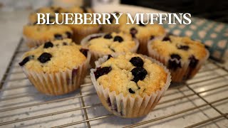 Easy Blueberry Muffins Recipe #blueberrymuffins