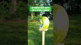 Epic 3D Printed Nerf Darts That Work In A Potato Cannon! #Shorts #3Dprinting