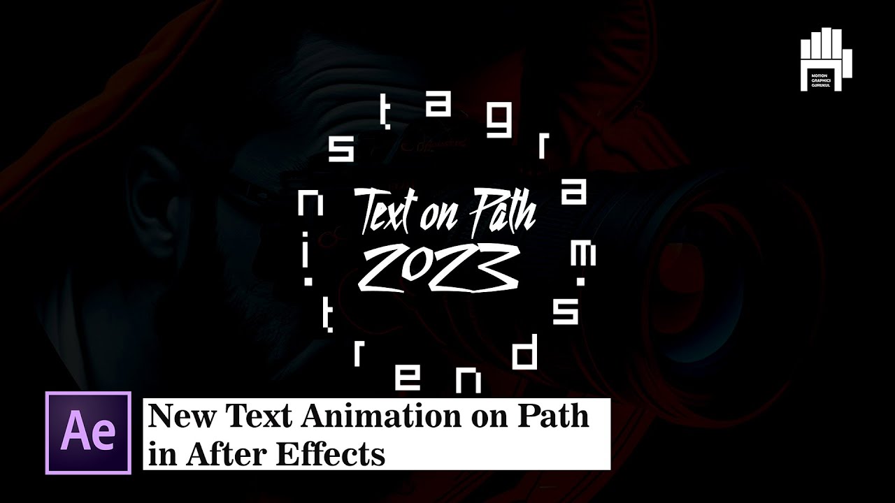 New Text Animation on Path 2023 in After Effects | Text Animation ...