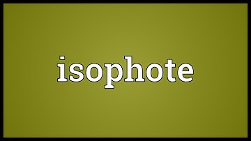 Isophote Meaning