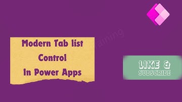 Modern Tablist Control in Power Apps | #powerapps #microsoft