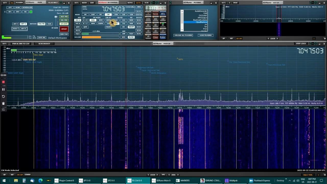 Decoding cw with sdruno and multipsk software youtube