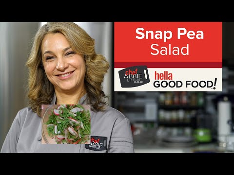 Chopped Sugar Snap Pea Salad with Radishes | Healthy Salad Recipes