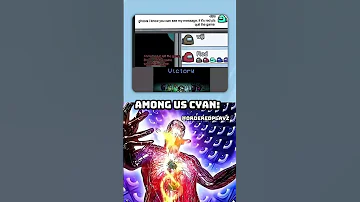 Among Us Cyan Funnycontent Shorts Memesdaily 