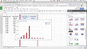 Linearizing Data Using Google Sheets 2017 Version