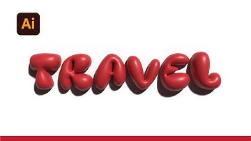 How to Create 3D Distorted Graffiti Bubble Text in Adobe Illustrator | Illustrator Tutorial...