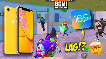 🔥iPhone XR BGMI Gameplay after iOS 16.5.1 | Xr lagging after Update?