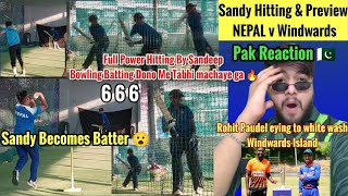 Sandeep Becomes Batter & Preview Nepal Vs Windwards 3-0 Coming? 🔥