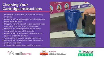 Cleaning the Neopost / Quadient IN300 & IN360 Ink Cartridge