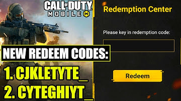 *NEW* Codm Redeem Codes Bronze Crate Coupons