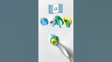 What color do mixed flags make? #colormixing #flagmixing #mixingcolors #satisfying #asmr