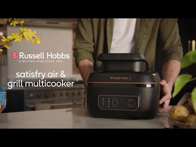 Russell Hobbs SatisFry Air Multi RHMCAF40 & Cooker - YouTube Grill 