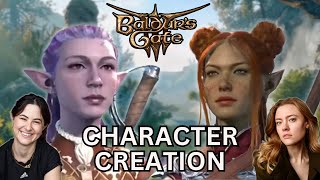 Character Creation  Shadowheart Actor & her Director Girlfriend play Baldur's Gate 3