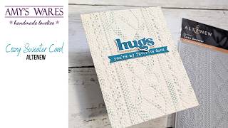 Cozy Hugs for Father's Day! Wowza 3d embossing with Altenew!