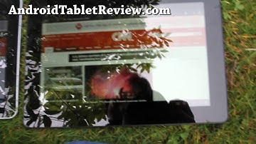 Transformer Prime vs. Galaxy Tab 10.1! - Outdoor Sunlight Test!