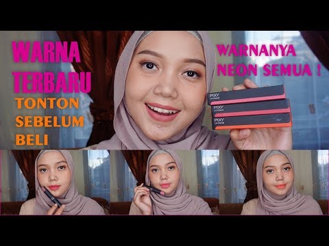 LIP SWATCHES - PIXY LIP CREAM NOMOR 7 - 12 + FIRST IMPRESSION / REVIEW | IRNA DEWI. 