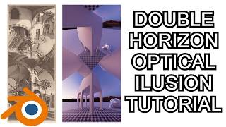 Double Perspective Optical Ilusion - Blender tutorial