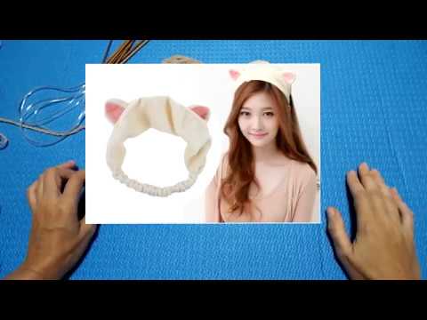 МК. Японская повязка-ушки в стиле Этти. - YouTube