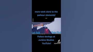 more work on the Parkour! #indieplatformer #indiegame #devlog #3dplatformer