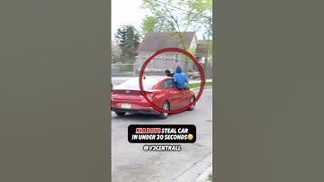 Kia Boys Steal Car In Under 30 Seconds😳