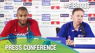 France v Turkey - Press Conference - 2016 FIBA Olympic Qualifying Tournament