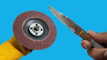 Easy Way To Sharpen A Knife Like A Razor Sharp ! Amazing Result