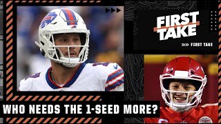 Bills or Chiefs: Which team is more in need of a 1-seed? | First Take