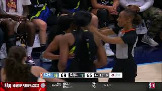 TECHNICAL On McCowan After Getting Offensive Foul | Dallas Wings vs Chicago Sky