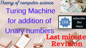 Design TM for  unary  number addition