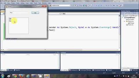 Visual Basic  NET Tutorial 07   How to use a Listbox in VB NET