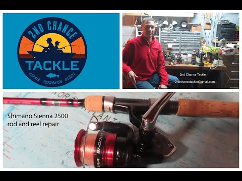 Shimano Sienna 2500 fishing rod and reel how to service and repair