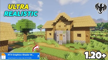 Ultra Shader Minecraft PE 1.20.51+ !! Render Dragon 100% Working in Mobile - 2024