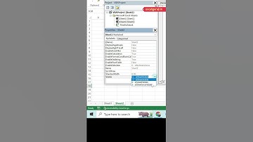 Hidden Way to Hide Unhide Sheets in Excel #shorts