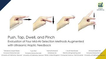 Push, Tap, Dwell, Pinch: Four Mid-Air Selection Methods with Ultrasonic Feedback