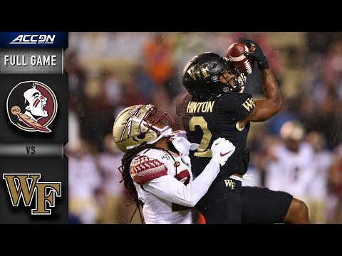 Florida State vs Wake Forest Full Game | 2019 ACC Football