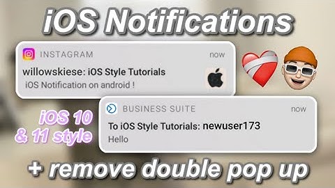 iOS Notifications Style on Android + How to Remove Double Notifications