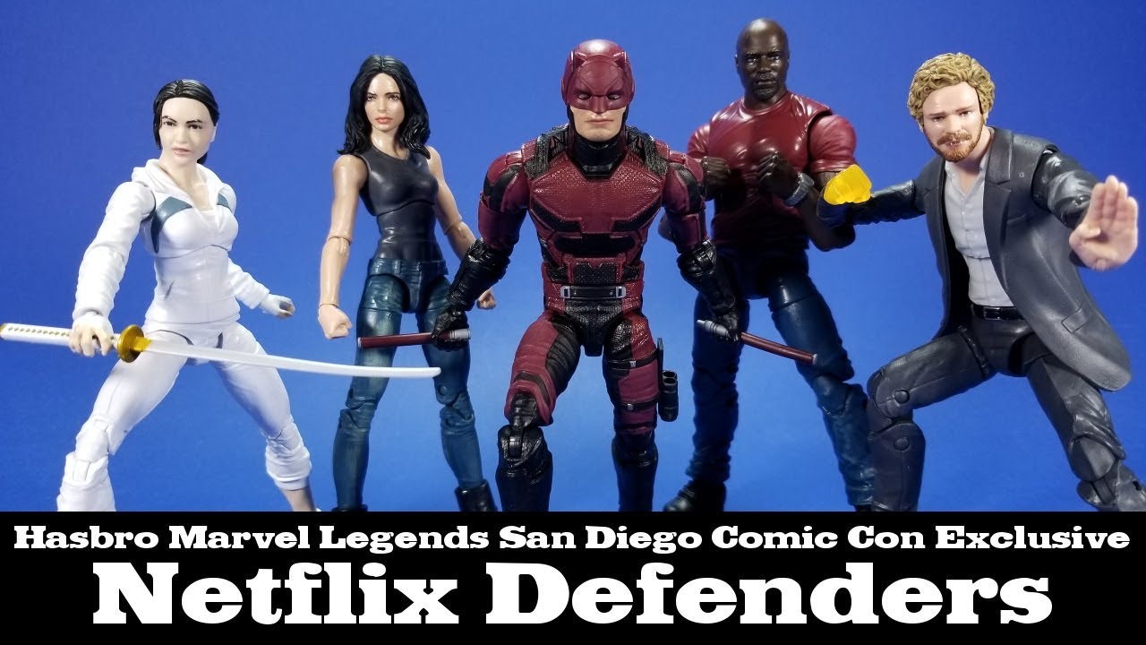 Marvel Legends Defenders Netflix San Diego Comic Con