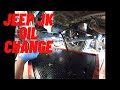 2015 Jeep JK 3.6 Pentastar quick oil change video. #JeepJK #Oilchange #Quickoilchange