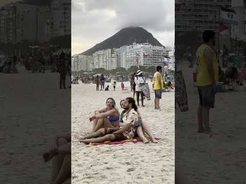 🇧🇷 Beautiful day at Copacabana beach Brazil🌴